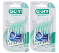 GUM Soft-Picks® PRO Scovolino Interdentale Setole Morbide Taglia M 2x1