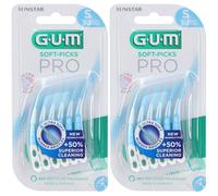 GUM Soft-Picks® PRO Scovolino Interdentale Setole Morbide Taglia S 2x1