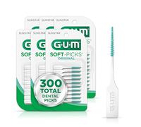 GUM Soft-Picks - Stuzzicadenti originali facili da usare per la pulizia dei denti, spazzolini interdentali usa e getta con comoda custodia per il trasporto, plettri dentali consigliati dai dentisti,