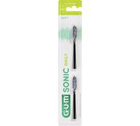 Gum Sonic Daily Ricariche Spazzolino Nero x2
