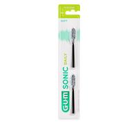GUM SONIC DAILY SPAZZOLINO BATTERIA REFILL BLACK 2 PEZZI GUM 2 pz Spaz