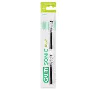 Gum Sonic Daily Testine Di Ricambio Nere 2 Pezzi