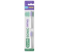 Gum Sonic Ortho Testine di Ricambio Spazzolino Sonico 2 pezzi