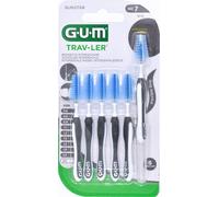 Gum Trav-Ler Scovolini Interdentali Iso7 2.6mm Protezione Antibatterica, 6 Pezzi