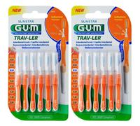 Gum® TRAV-LER® Scovolino Interdentale 0.9 mm 2x6 pz Spazzolino da dent