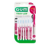 Gum Trav-ler Spazzolini interdentali 1,4 mm rosa 6 pezzi.
