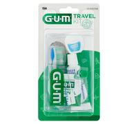 Gum Travel Set da Viaggio, Kit Completo per l'Igiene Orale in Viaggio