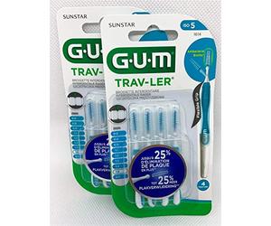 Gum Travler - Rif 1614 - 4 spazzole interdentali (2)