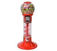 Gumball Dispenser per palline da 25-55 mm, funzionamento a gettoni con rotazione a 360°, perfetto per uso domestico o in negozio, erogazione fluida