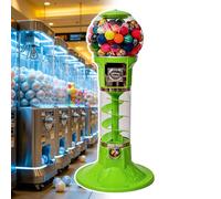 Gumball Distributore automatico per bambini, dispenser a gettoni per palline, contiene 800 palline rimbalzanti o 230 capsule giocattolo, serratura a chiave per centri commerciali e aree gioco