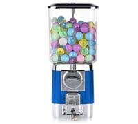 Gumball Machine, distributore automatico di caramelle, macchina a gettoni per gomma da masticare con 200 palline vuote e 100 gettoni in acciaio inossidabile per bambini e negozi di giochi