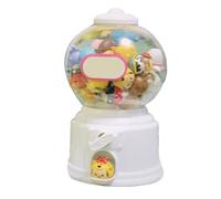 Gumball Magic Gumball Machine, distributore automatico multifunzione dal design retrò in plastica per giochi di famiglia, interazione, festa a premi in ianca)