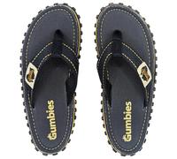 Gumbies Classic - infradito in materiali riciclati - suola robusta realizzata con pneumatici per auto riciclati, plantare ergonomico, blu navy, 46 EU