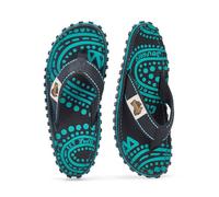 Gumbies Classic - infradito in materiali riciclati - suola robusta realizzata con pneumatici per auto riciclati, plantare ergonomico, a pois, 46 EU