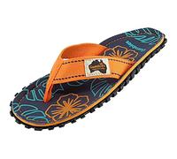 Gumbies Infradito Islander unisex, con puntale in cotone super morbido e suola in gomma riciclata resistente, comfort garantito, Ibisco Arancione, 36 2/3 EU