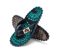 Gumbies Infradito Islander | Infradito classiche unisex in tela con suola in gomma riciclata e plantare in cotone, sagomate, leggere e comode per tutti i giorni, 10 Women/9 Men