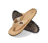 Gumbies Islander - Infradito unisex con punta in cotone super morbido e suola in gomma riciclata resistente, comfort garantito, Sabbia classica, 39 EU