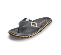 Gumbies Islander - Infradito unisex con punta in cotone super morbido e suola in gomma riciclata resistente, comfort garantito, Grigio classico, 44 EU