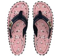 Gumbies Originals Damen - Flip Flops aus recycten Materialien - Profilierte Sohle aus recycten AutPneumaten, weiches Fußbett aus Canvas-Baumwolle, bequeme Zehsteg, Ditsy, 40 EU