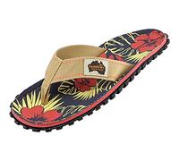Gumbies Islander - Infradito unisex con punta in cotone super morbido e suola in gomma riciclata resistente, comfort garantito, Denim Ibisco, 5 Women/4 Men