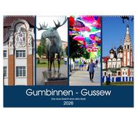 Gumbinnen - Gussew. Das neue Gesicht einer alten Stadt (Wandkalender 2026 DIN A2 quer), CALVENDO Monatskalender: Die ostpreußische Stadt Gumbinnen heute