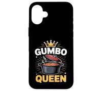Gumbo Queen Cucinare la cucina del sud Custodia per iPhone 16 Plus