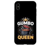 Gumbo Queen Cucinare la cucina del sud Custodia per iPhone XS Max