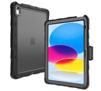 Gumdrop DropTech Clear Case Fits ONLY Newest iPad 11th Generation (A16) 10th Gen (10.9 inch) A2757|A2777|A2696 Rugged Slim Lightweight Smart Protective Cover for Students Classrooms & School Black