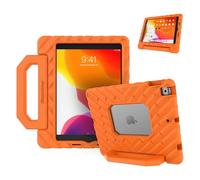 Gumdrop FoamTech - Custodia adatta solo per Apple iPad 9a | 8a | 7a generazione (10,2"), robusta, leggera, antiurto e testata per bambini, studenti K-12, insegnanti, aule e uso scolastico, arancione