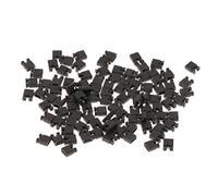 GUMEI 100 PCS 2.54mm Standard Jumper Blocks Caps per Hard Drive Schede Madri CD Dvd Connettori Wire