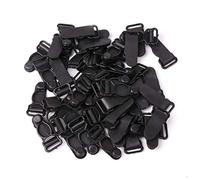 GUMEI 50x Corsetto Gamba Giarrettiera Ganci per Cintura Ganci per Bretelle Terminali per Calze