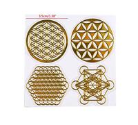 GUMEI 7 Chakra Rame Energy Tower Orgonite Adesivi DIY Piramide Materiale Resina epossidica