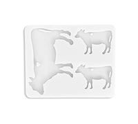 GUMEI Alpaca Family Animal KeychainTortoise Cow Dinosaur Resin Silicone Mold Art Craft