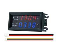 GUMEI Alta precisione DC 100V 200V 10A Voltmetro Amperometro Indicatore Digitale da Pannello