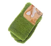 GUMEI Calze Lunghe Soffici Invernali da Donna, Spesso, Caldo, in Pile di Corallo, Colore Caramella