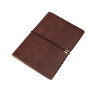 GUMEI Custodia per quaderno in Pelle PU Quaderno a Spirale A5 Planner Organizer Notebook Diario di Viaggio Diario 6 Cancelleria ad Anelli