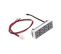 GUMEI Digital Car LED Orologio elettronico Tempo Temperatura Tensione 3 in 1 Meter 12V 5-20V