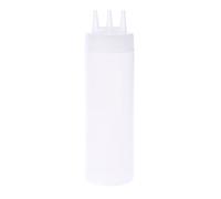 GUMEI Dispenser per condimenti 3 Fori per spremere la Bottiglia Dispenser per condimenti Salsa per Olio di aceto Ketchup Contenitore per ampolle
