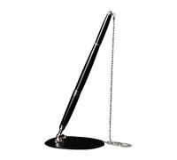 GUMEI Penna a Sfera Classica in Metallo Catenella di Sicurezza Attaccata Base Stand Scrivania Bancone da Ufficio Penne firmate Regalo di cancelleria