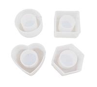 GUMEI Portatovaglioli 4 Forme Kit stampi per Anelli in Resina Fibbie per tovaglioli Stampi per colata di Resina