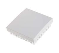 GUMEI Scatola di plastica ABS bianca 80 * 80 * 27mm per Scatola di Giunzione del sensore di umidità del Progetto di elettronica