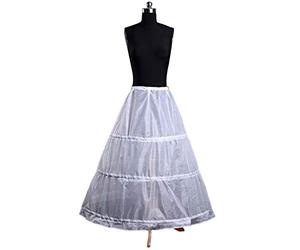 GUMEI Sottogonna Donna A-Line Lunghezza 3 Cerchi Sottoveste Sottogonna da Sposa Sottogonna Crinolina
