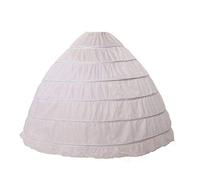 GUMEI Sottoveste 6 Cerchi Senza Filato Gonna Larga Sposa Abito da Sposa da Sposa Supporto Sottogonna Costume da Donna Gonne Fodera