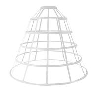 GUMEI Sottoveste Donna Scava Fuori Gabbia 5-Hoop Trambusto Gonna Sottogonna Vittoriano Abito da Sposa da Sposa Cosplay Pannier Crinolina Sottogonna Slip