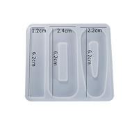 GUMEI Stampo in Resina epossidica Cristallo Fai da Te Fermaglio per Capelli Barrette Artigianato Stampo in Silicone per colata