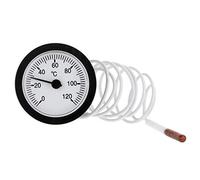 GUMEI Termometro a quadrante Indicatore di Temperatura capillare 0-120 ℃ Acqua e Olio con sensore da 1 m