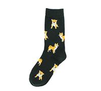 GUMEI Women Funny Animal Crew Calzini Shiba Inu Dog Cat Pig Print Happy Cartoon Hosiery
