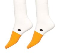 GUMEI Womens Funny Goose Game Crew Socks Untitled Animal Novely Puppets Cotton Hosiery