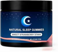 Gummie assistite dal sonno naturale - sapore di frutta, vegano, adatto ai viaggi - promuove il rilassamento naturale,1pcs