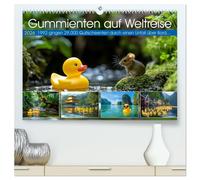 Gummienten auf Weltreise (hochwertiger Premium Wandkalender 2026 DIN A2 quer), Kunstdruck in Hochglanz: Durch die Gummienten lernten die Forscher viel über Meeresströmungen